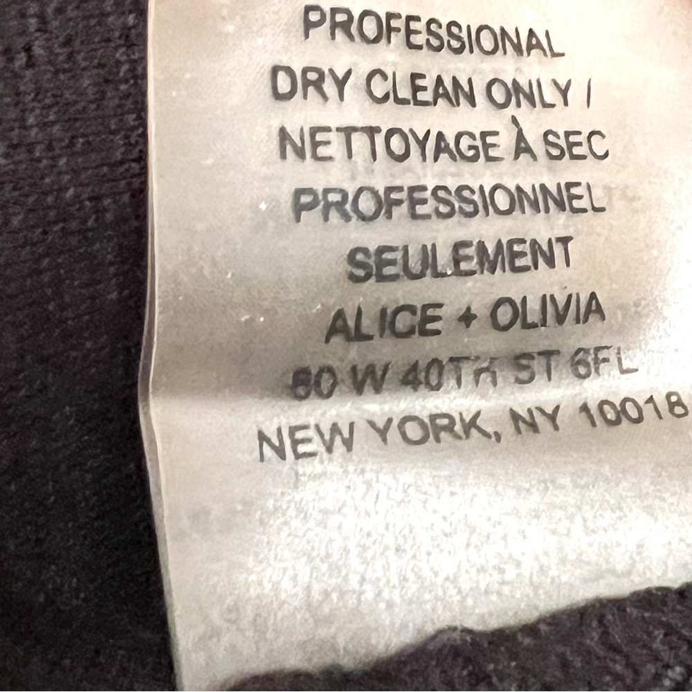 Alice + Olivia Black Thick Stretch Peplum Pencil Skirt - Picture 10 of 10